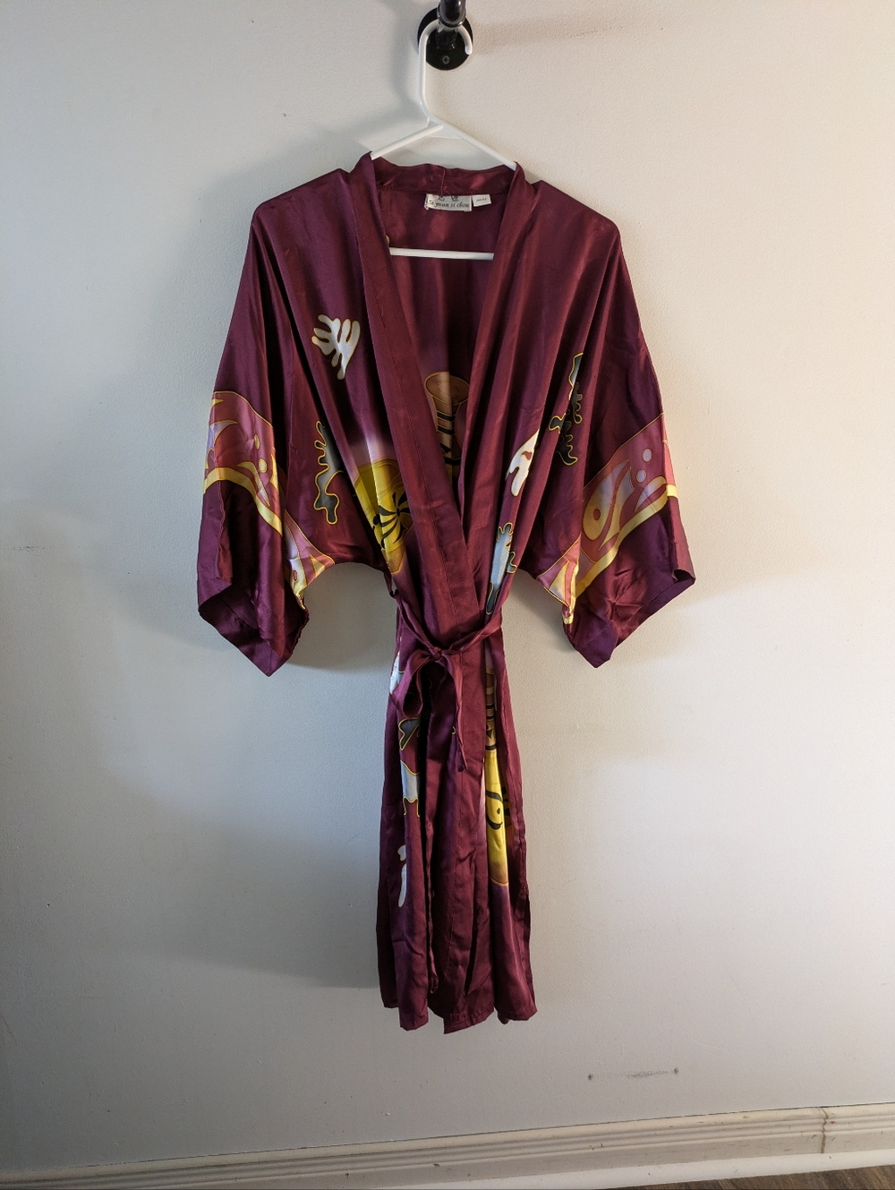 Beautiful 100% Silk Kimono Robe